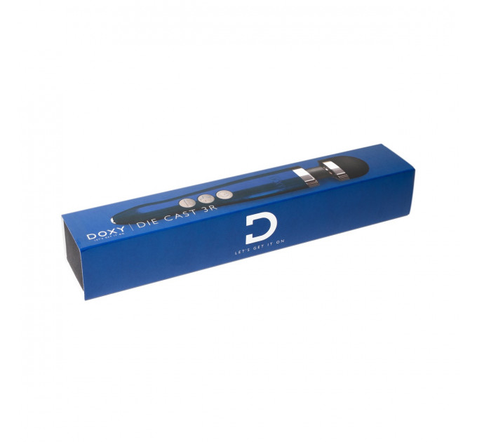Массажер-микрофон универсальный Doxy Die Cast 3R, синий