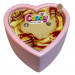 Масажна свічка з ароматом панкейка Candy Pancake у формі серця, 70 мл