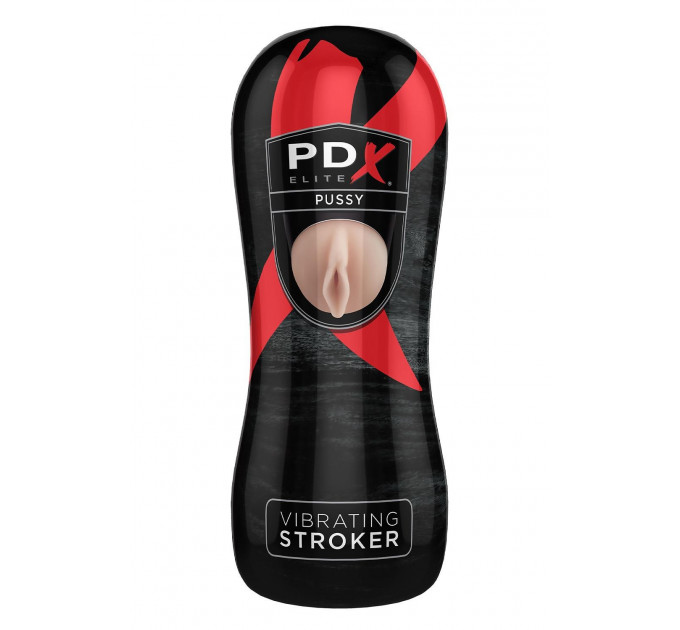 Мастурбатор с вибрацией Pipedream pdx elite vibrating stroker Pussy