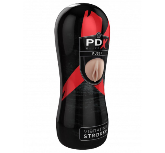 Мастурбатор с вибрацией Pipedream pdx elite vibrating stroker Pussy