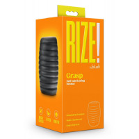 Мастурбатор самосмазывающийся Blush Rize черный, 10.1 см