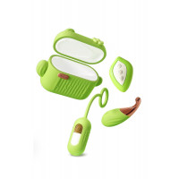 Мини-вибраторы в зарядном кейсе Blush Play with Me с пультом, зеленые