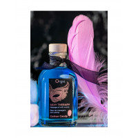 Набор Orgie Sexy Therapy: съедобное массажное масло "САХАРНАЯ ВАТА" + перо