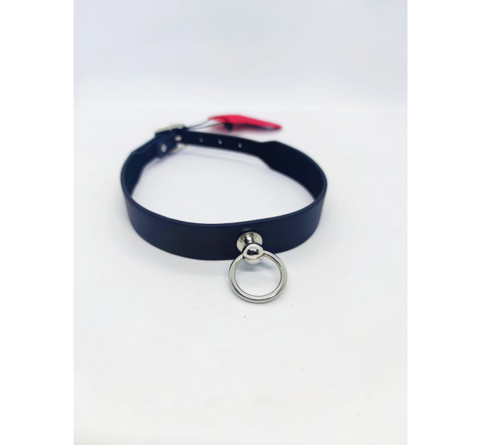 Ошейник с кольцом Collar black with ring