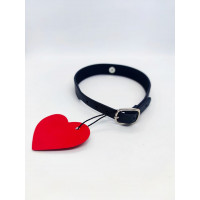 Нашийник з кільцем Collar black with ring