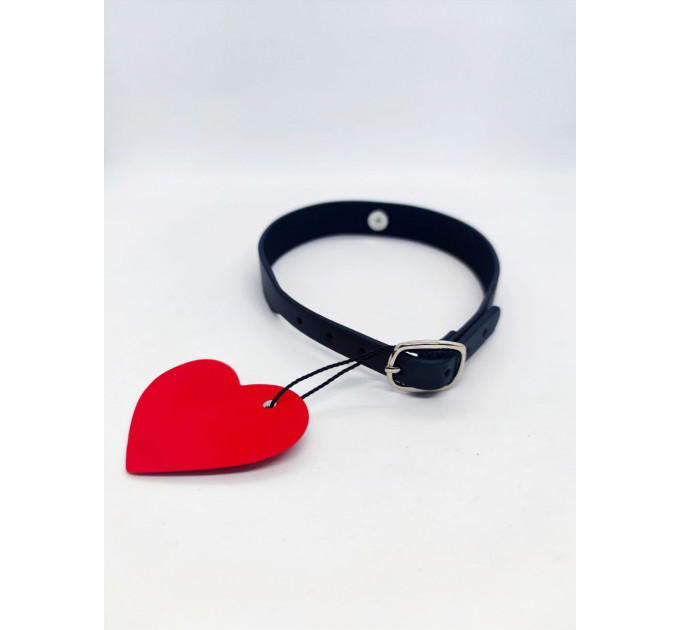 Ошейник с кольцом Collar black with ring