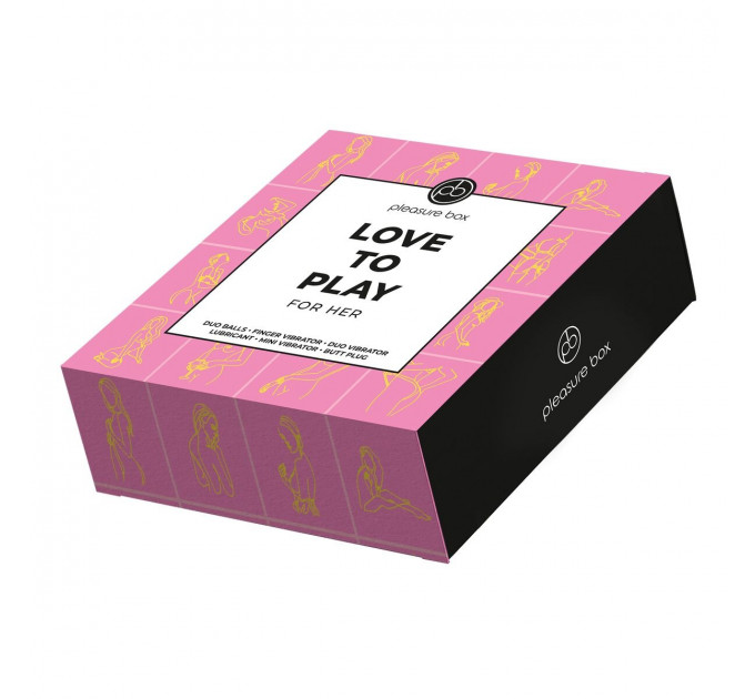 Подарунковий набір для пари Dreamtoys Love To Play For Her 6 предметів, рожевий