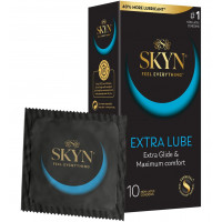 Презервативи ультратонкі SKYN Extra Lube з поліізопрену (ціна за пачку, 10 шт.