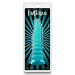 Прозорий фалоімітатор із присоскою NS Novelties Fantasia бірюзовий