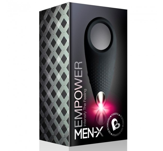 Эрекционное кольцо ROCKS-OFF - EMPOWER COUPLES STIMULATOR Black