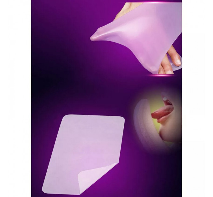Салфетка латексная для орального секса Banana Latex Dental Dams c ароматом и вкусом банана