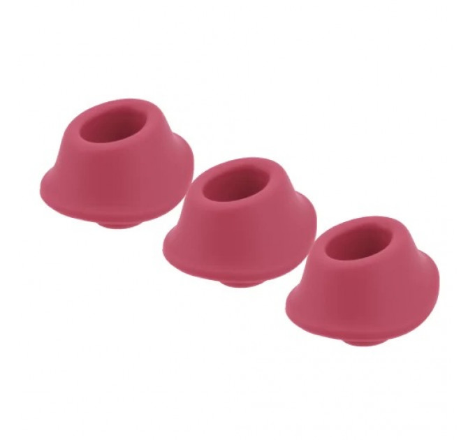 Змінні насадки Womanizer Premium, Liberty, Starlet, Classic, малиновий, розмір М