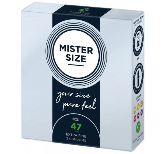 Презервативы Mister Size 47mm pack of 3