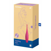 Вибратор для целенаправленной стимуляции Satisfyer Twirling Fun с гибкой шейкой, розовый