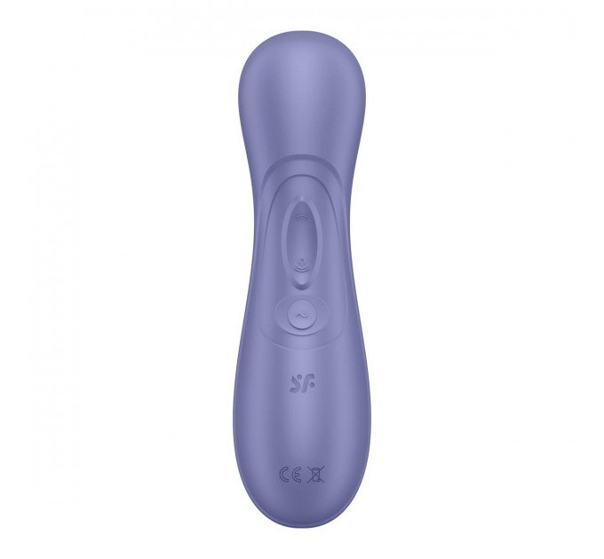 Вакуумний стимулятор клітора Satisfyer Pro 2 Generation 3 (у наборі дві силікон. насадки), фіолетовий