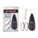 Виброяйца с пультом Chisa Hi-Basic Dual Delight Vibrating Bullets, серебристые