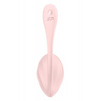 Вібратор в трусики Satisfyer Ribbed Petal з додатком та пультом, рожевий