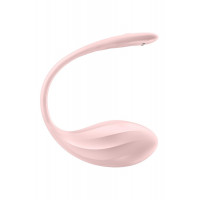 Вібратор в трусики Satisfyer Ribbed Petal з додатком та пультом, рожевий