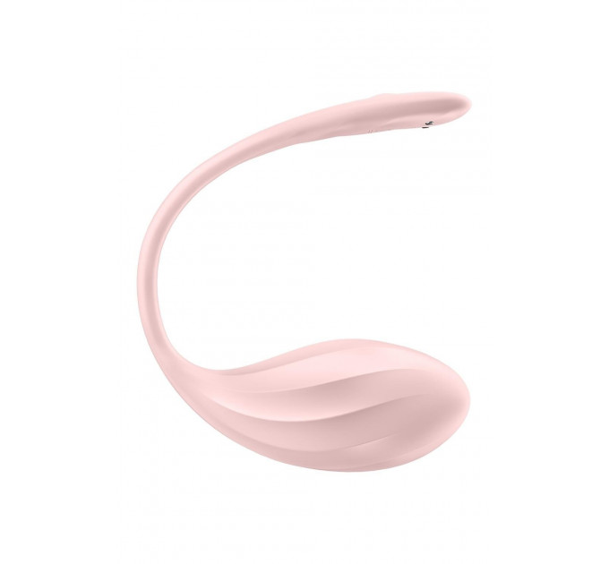 Вібратор в трусики Satisfyer Ribbed Petal з додатком та пультом, рожевий