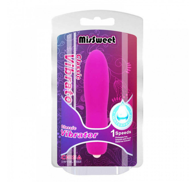 Вибропуля на батарейках Chisa Mis Sweet Classic Vibrator, розовая