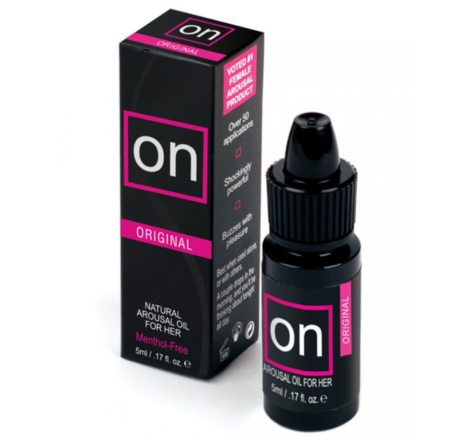 Вібруюча натуральна олія для жінок Sensuva ON Natural Arousal Oil for Her Original, 5 мл