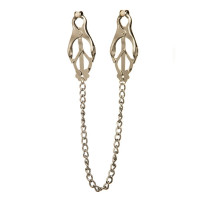 Затискачі на соски Lucky Bay Nipple play на товстому ланцюжку, сріблястий