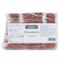 Презервативы оральные Pasante Strawberry Crush со вкусом клубники (цена за упаковку, 144 шт.)