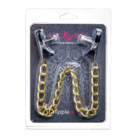 Зажимы на соски Nipple play Gold Cnain