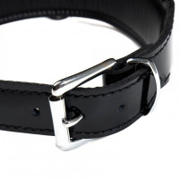 Нашийник Leather lackered, Black