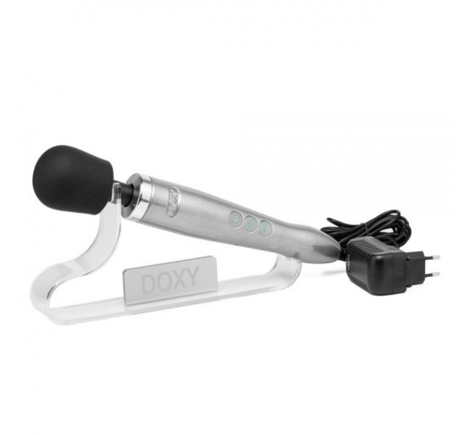 Вибромассажер-Микрофон в металлическом корпусе Doxy Die Cast Metal, Silver