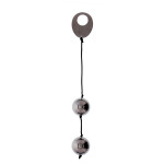 Металлические вагинальные шарики DOMINO METALLIC BALLS, CHROME BLACK