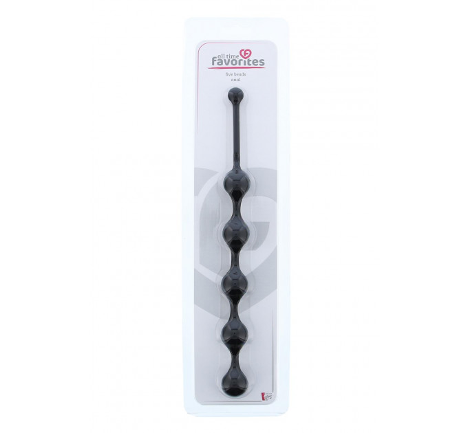 Анальний ланцюжок SEE YOU FIVE BEADS ANAL BLACK