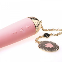 Вибратор для точки G с подключением к телефону ZALO Momoko Strawberry Pink