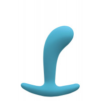 Анальна пробка, що світиться в темряві FIREFLY CONTOUR PLUG SMALL BLUE