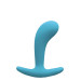 Анальная пробка светящаяся в темноте FIREFLY CONTOUR PLUG SMALL BLUE