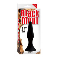 Анальна пробка силікон Chisa Black Mont з отвором для вібропулі