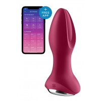 Анальная смарт-пробка с ротацией Satisfyer Rotator Plug 2+, бордовый