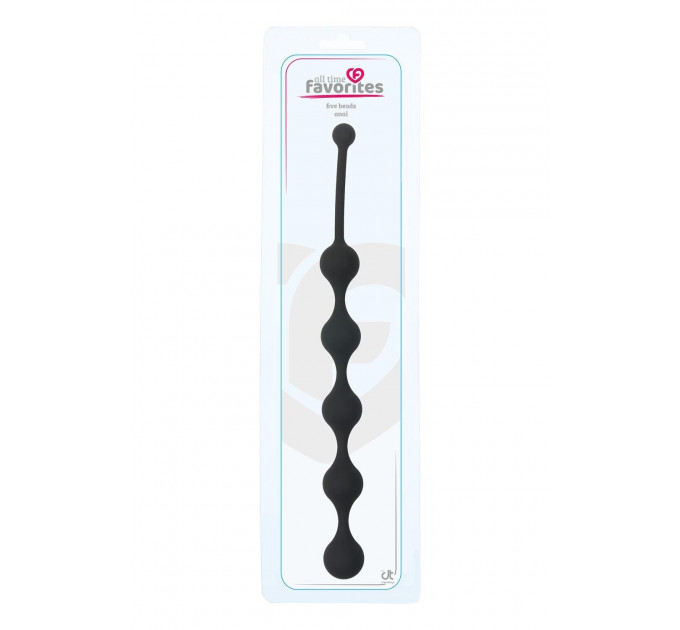 Анальний ланцюжок SEE YOU FIVE BEADS ANAL BLACK