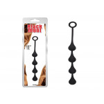 Анальные бусы Chisa Black Mont "13" из силикона, черный