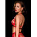 Бюстгальтер відкритий OhMyG! Paris Half Bra мереживний, червоний, M/L