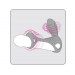 Эрекционное кольцо с 2 моторами Adrien Lastic Gladiator F черное