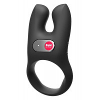 Эррекционное виброкольцо Fun Factory Nos черное, 8 см