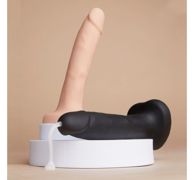 Фаллоимитатор с эффектом семяизвержения, реалистичный,телесный , XL Strap-On-Me
