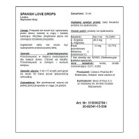 Капельки для разогрева для двоих Cobeco Spanish Lovedrops Lavetra, 15 мл