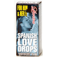 Капельки для разогрева для двоих Cobeco Spanish Lovedrops Lavetra, 15 мл Капельки для разогрева для двоих Cobeco Spanish Lovedrops Lavetra, 15 мл