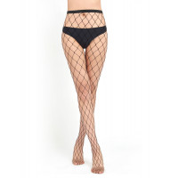 Колготки в крупную сетку Star Night Pantyhose черный, XS-M