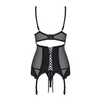 Комплект Obsessive Amallie корсет и стринги L/XL