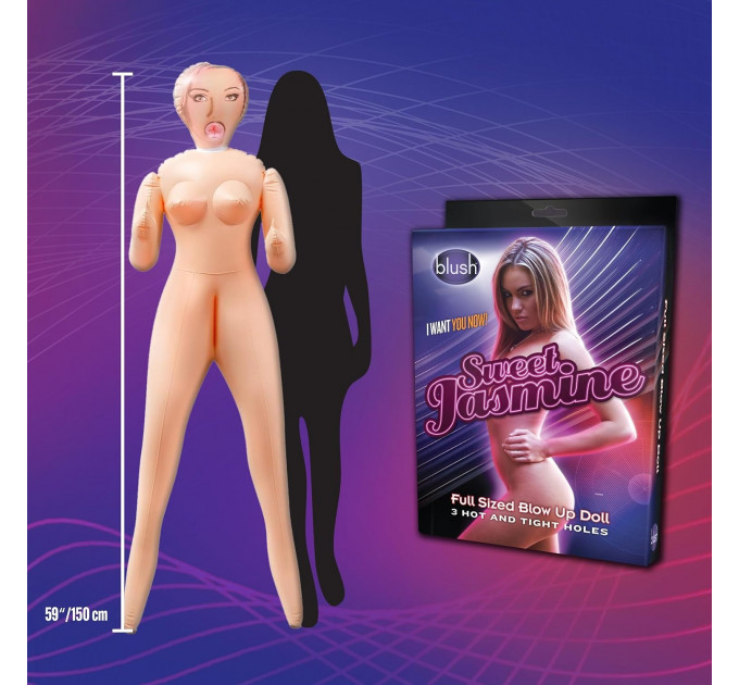 Кукла надувная X5 MEN SWEET JASMINE SEX DOLL NATURAL
