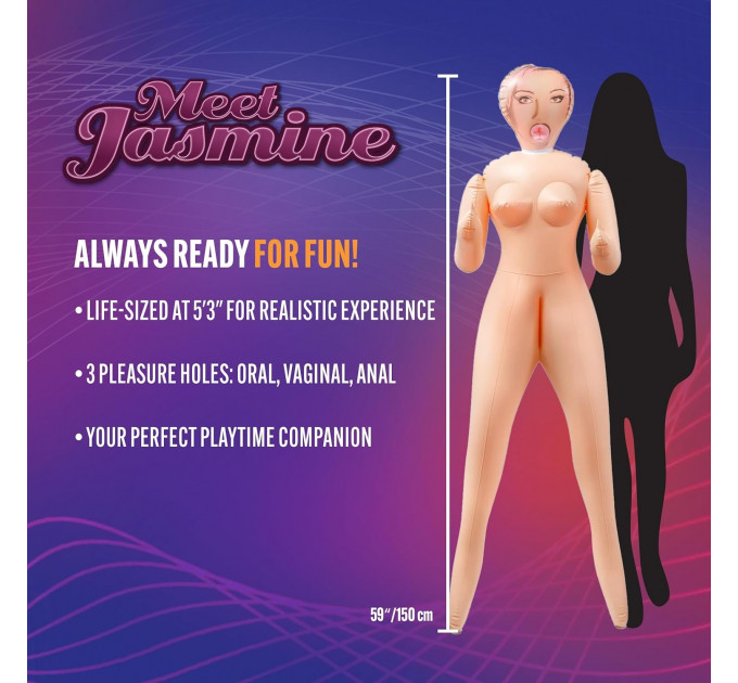 Кукла надувная X5 MEN SWEET JASMINE SEX DOLL NATURAL