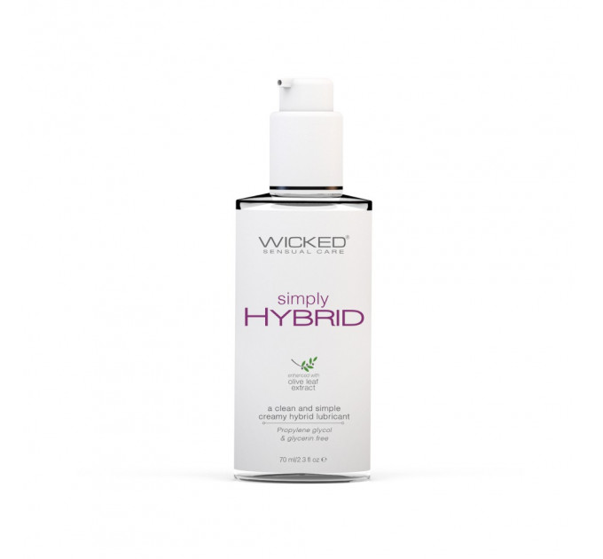 Лубрикант на водной/силиконовой основе WICKED SIMPLY HYBRID 70ML